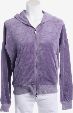 Juvia Sweatshirt & Zip-Up Hoodie in XS in Purple: front