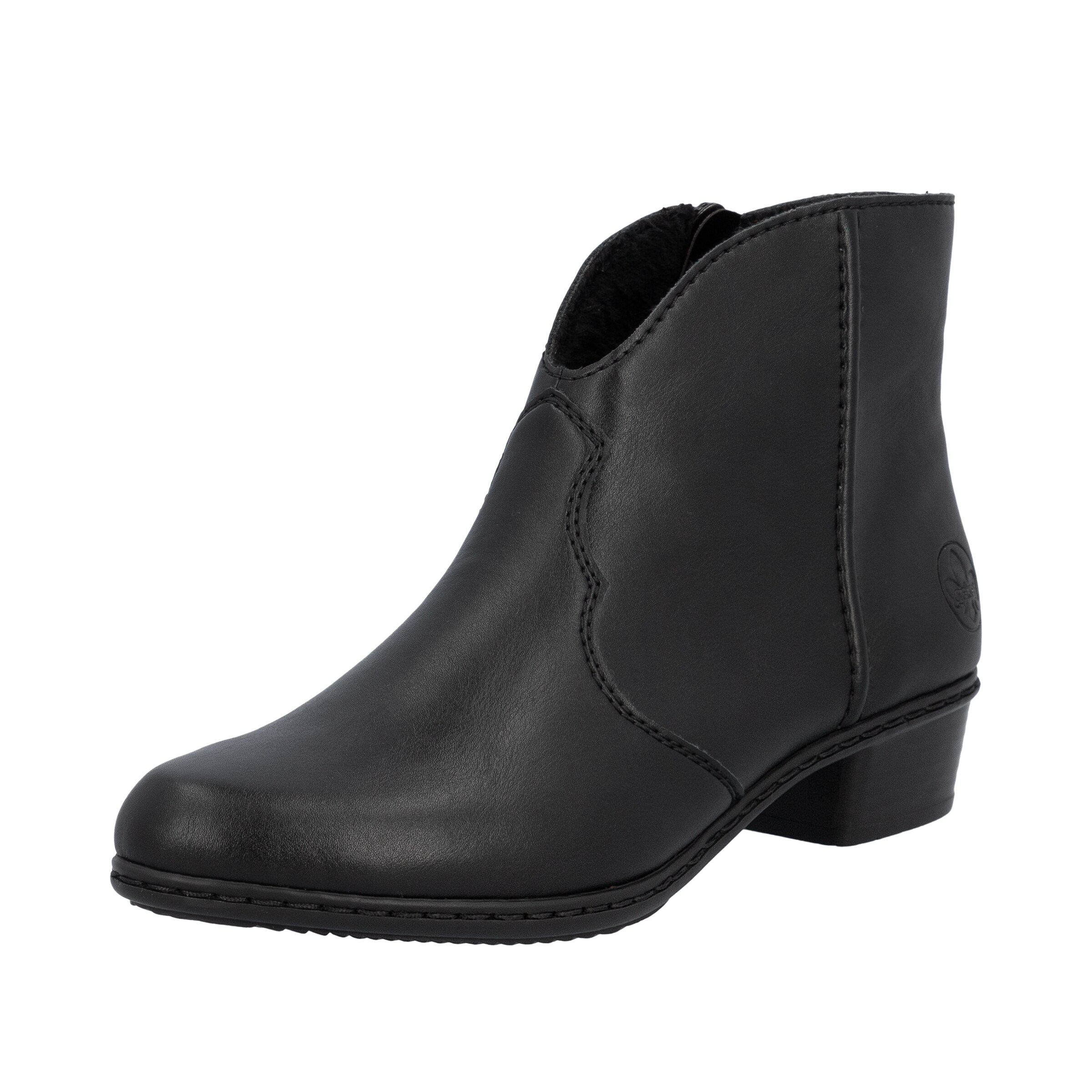 Rieker Booties 'Y0754' in Black: front