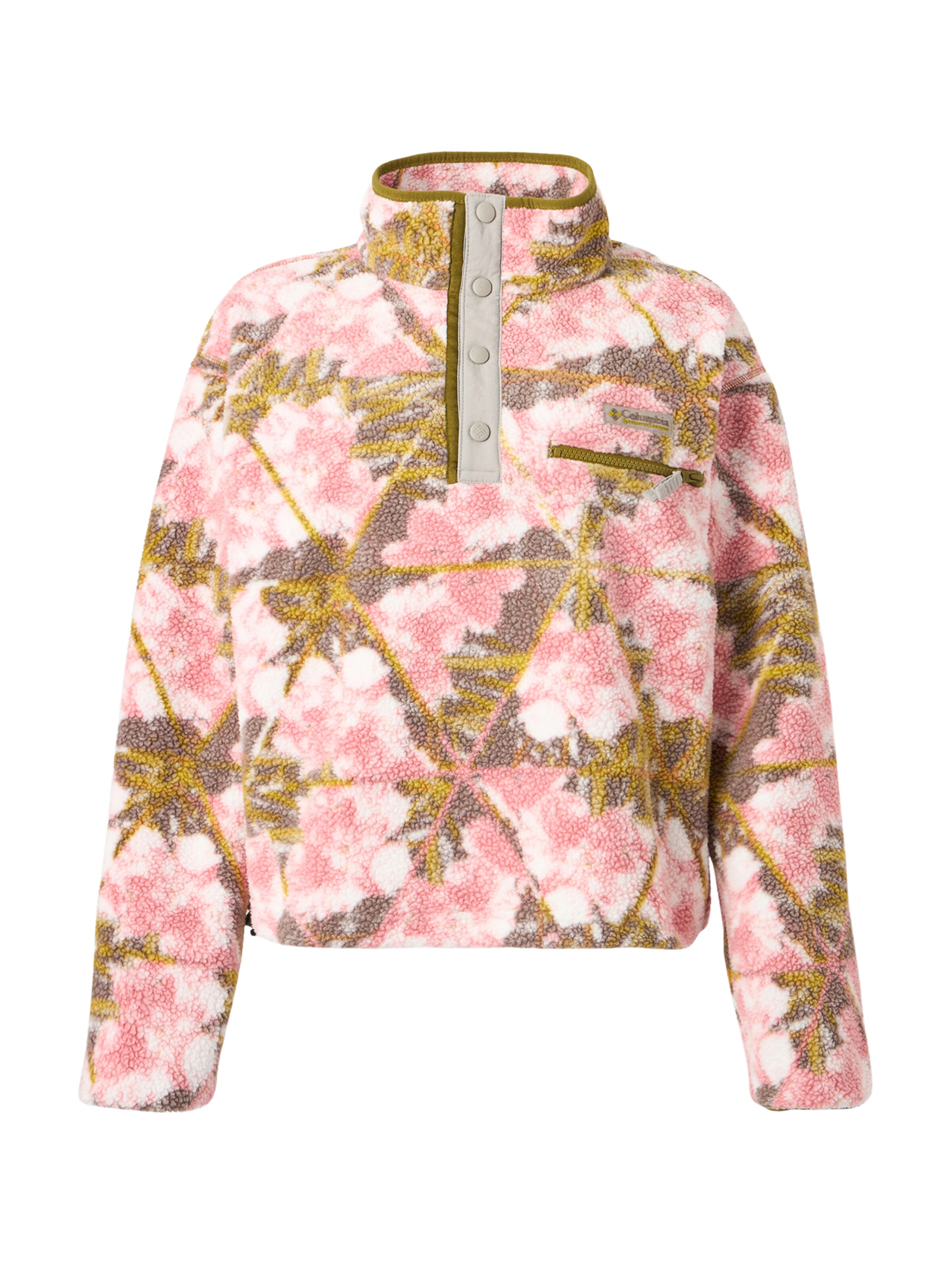 COLUMBIA Jersey deportivo 'Helvetia™ II' en gris / kiwi / rosa / rosé, Vista del producto