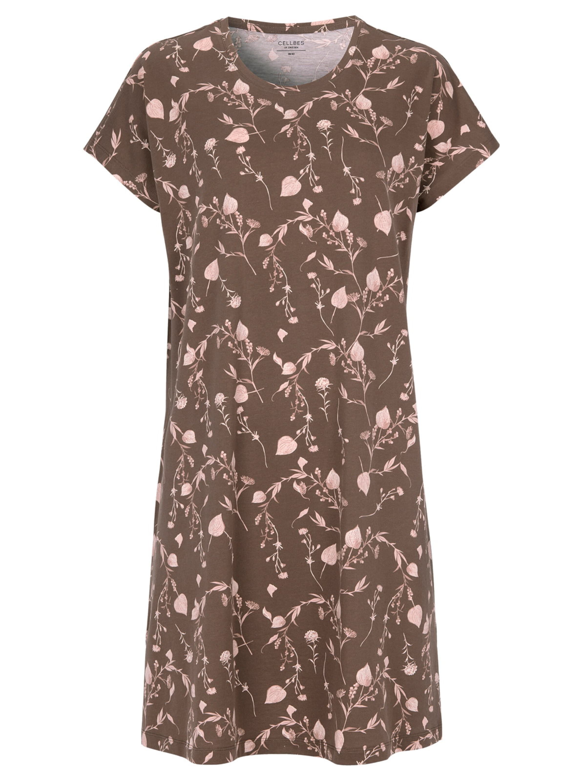Chemise de nuit Cellbes of Sweden en marron : devant