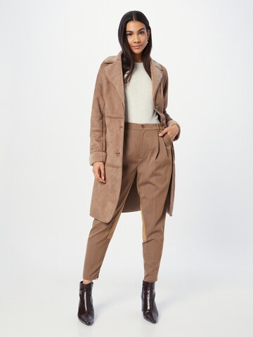 Tapered Pantaloni con pieghe 'JANANN' di Lauren Ralph Lauren in beige