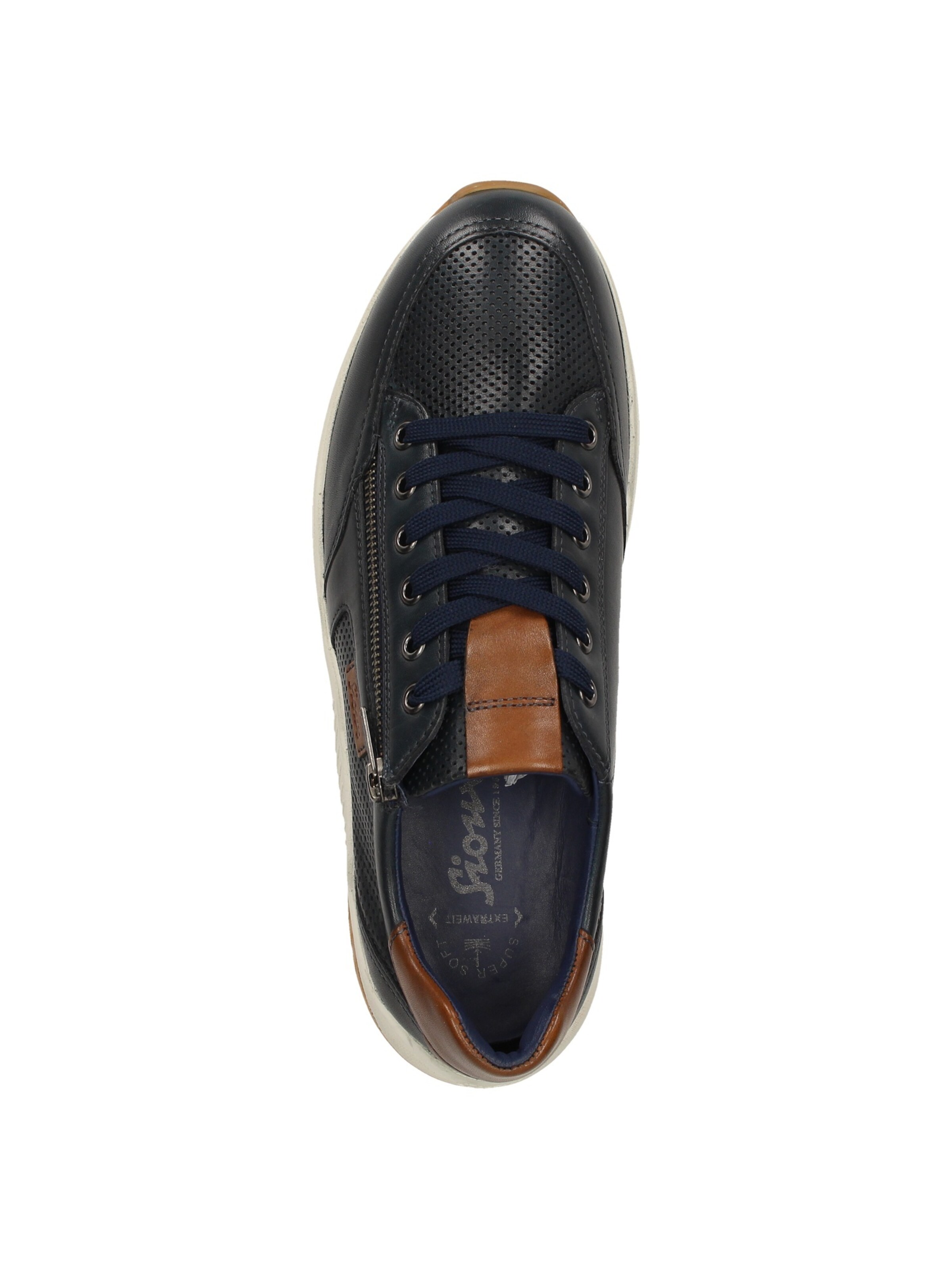 SIOUX Sneakers laag 'Turibio' in Blauw