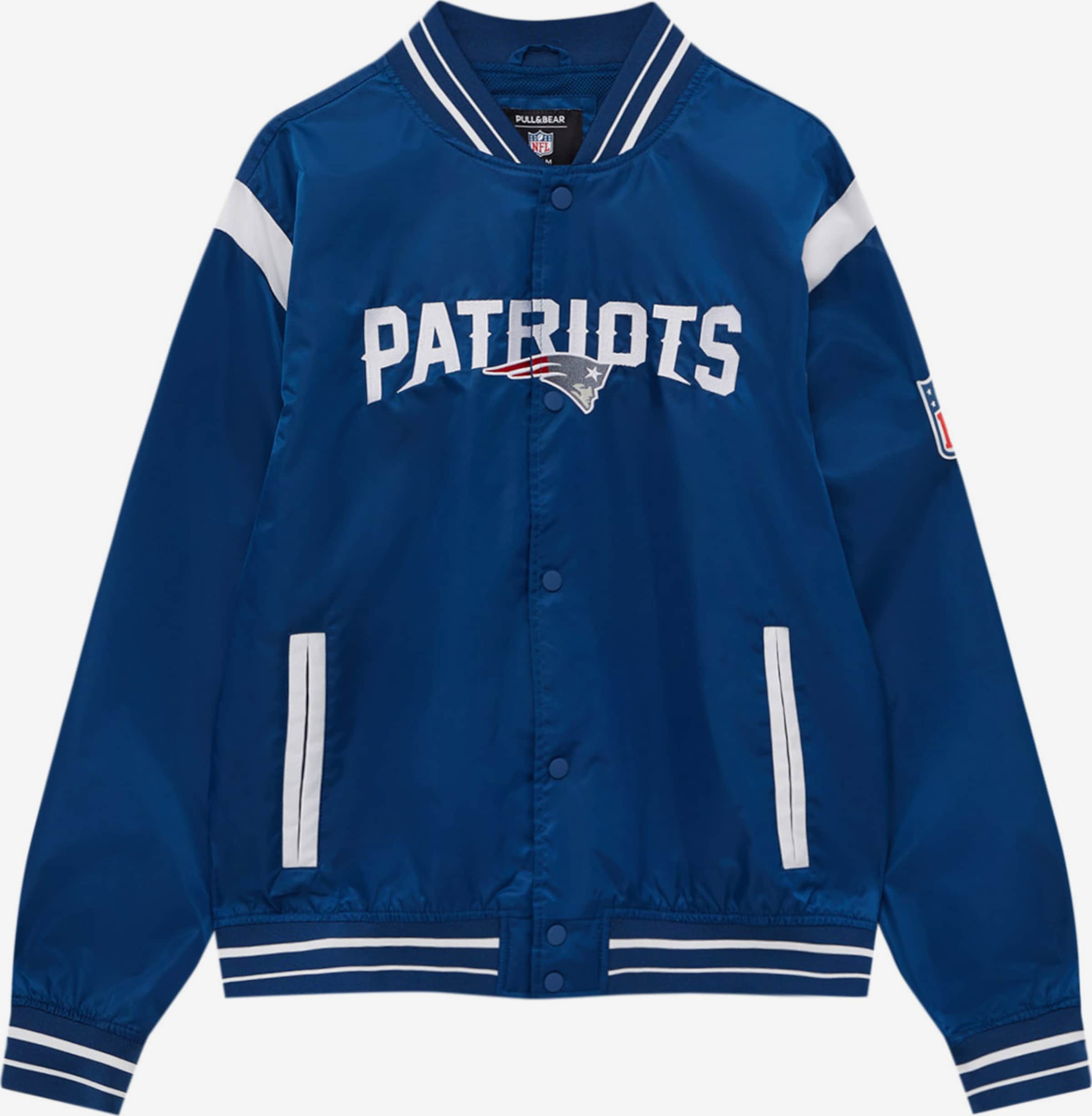 Pull&Bear Between-Season Jacket in Dark Blue ABOUT YOU