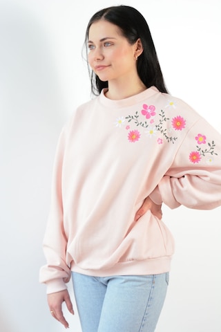 WHITE RVBBIT - Sudadera en rosa