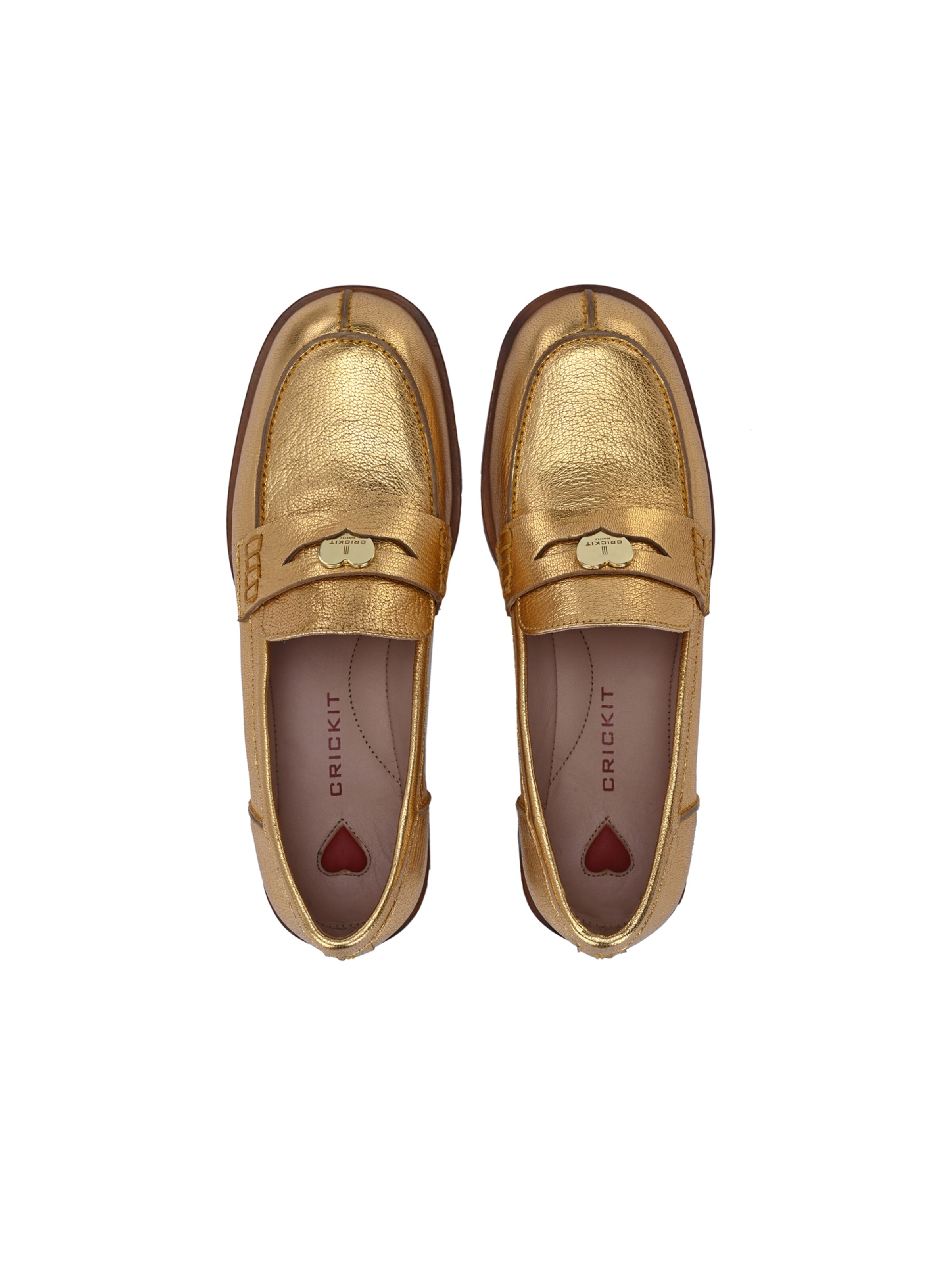 Crickit Classic Flats 'ORLANDO' in Gold