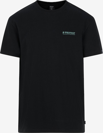 PROTEST Shirt 'PRTROCKO' in Zwart: voorkant