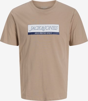 Maglietta 'JORINWOOD' di JACK & JONES in marrone: frontale