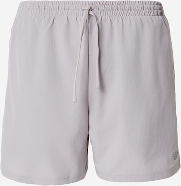 new balance Regular Workout Pants 'Essentials' in Grey: front