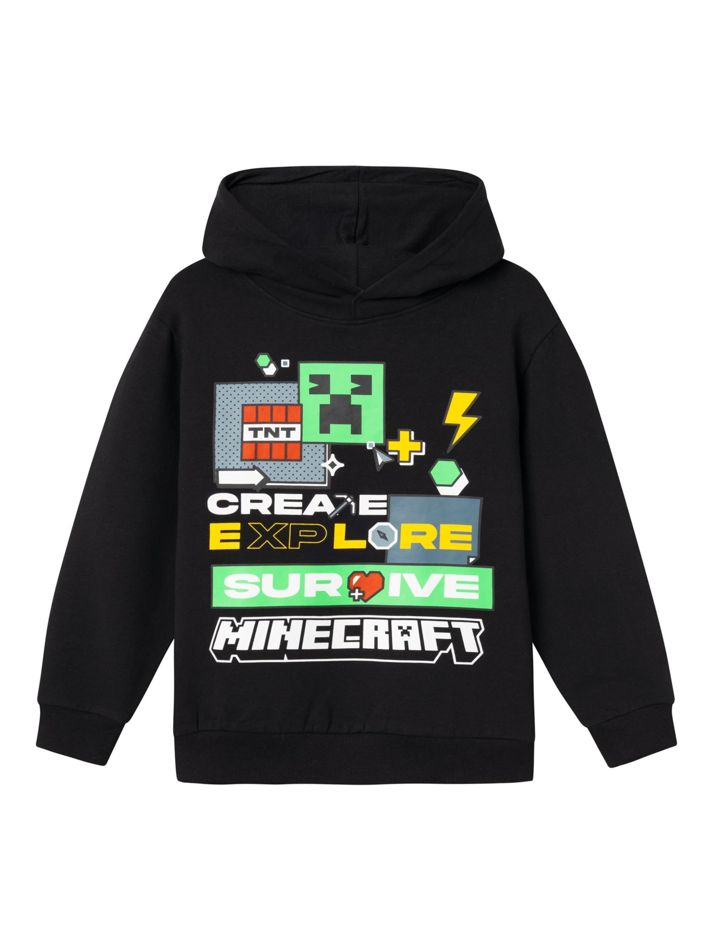 Sweat 'Minecraft' NAME IT en noir : devant