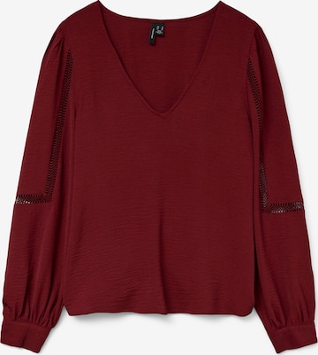VERO MODA Блузка 'VMALVA' в Коричневый: спереди