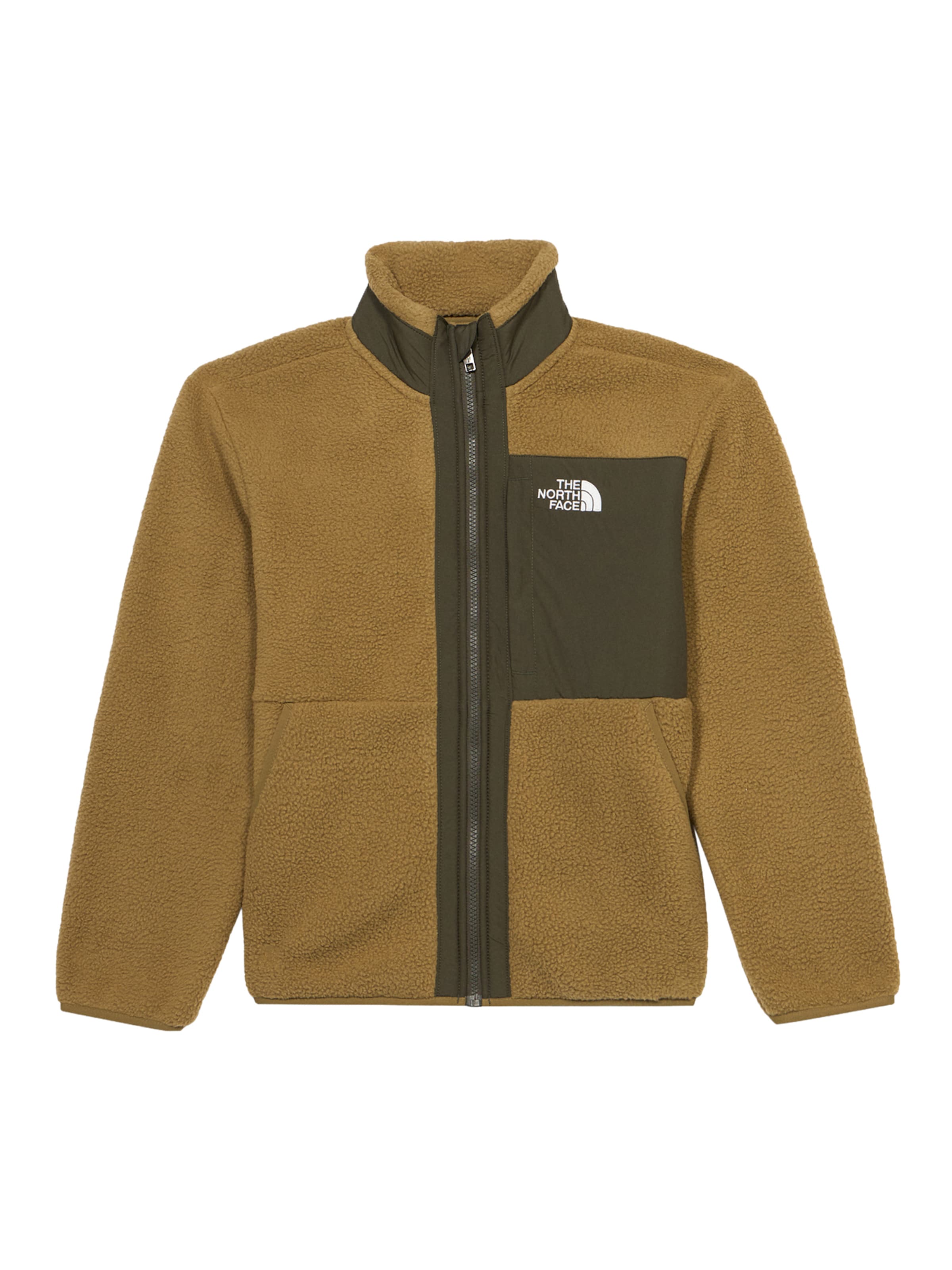 THE NORTH FACE Functionele fleece jas 'YUMIORI' in Grijs: voorkant