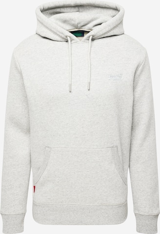 Superdry Sweatshirt 'Essential' in Grijs: voorkant