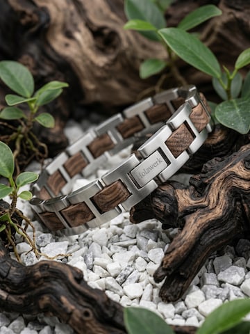 Holzwerk Armband 'SILBERSEE'‌‌‌‌‌‌‌‌‌‌ in Silber