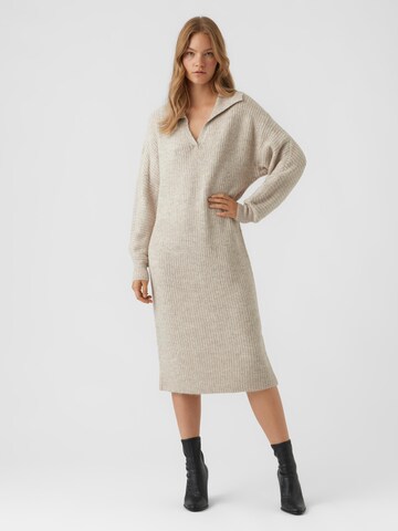 VERO MODA - Vestido de punto 'Filene' en beige