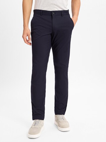 Alberto Regular Stoffhose ' LOU ' in Blau: Vorderseite