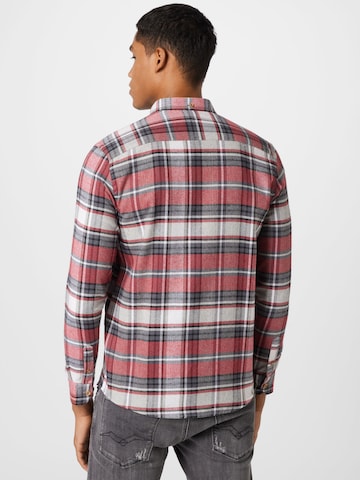 Kronstadt Regular fit Button Up Shirt 'Johan' in Red