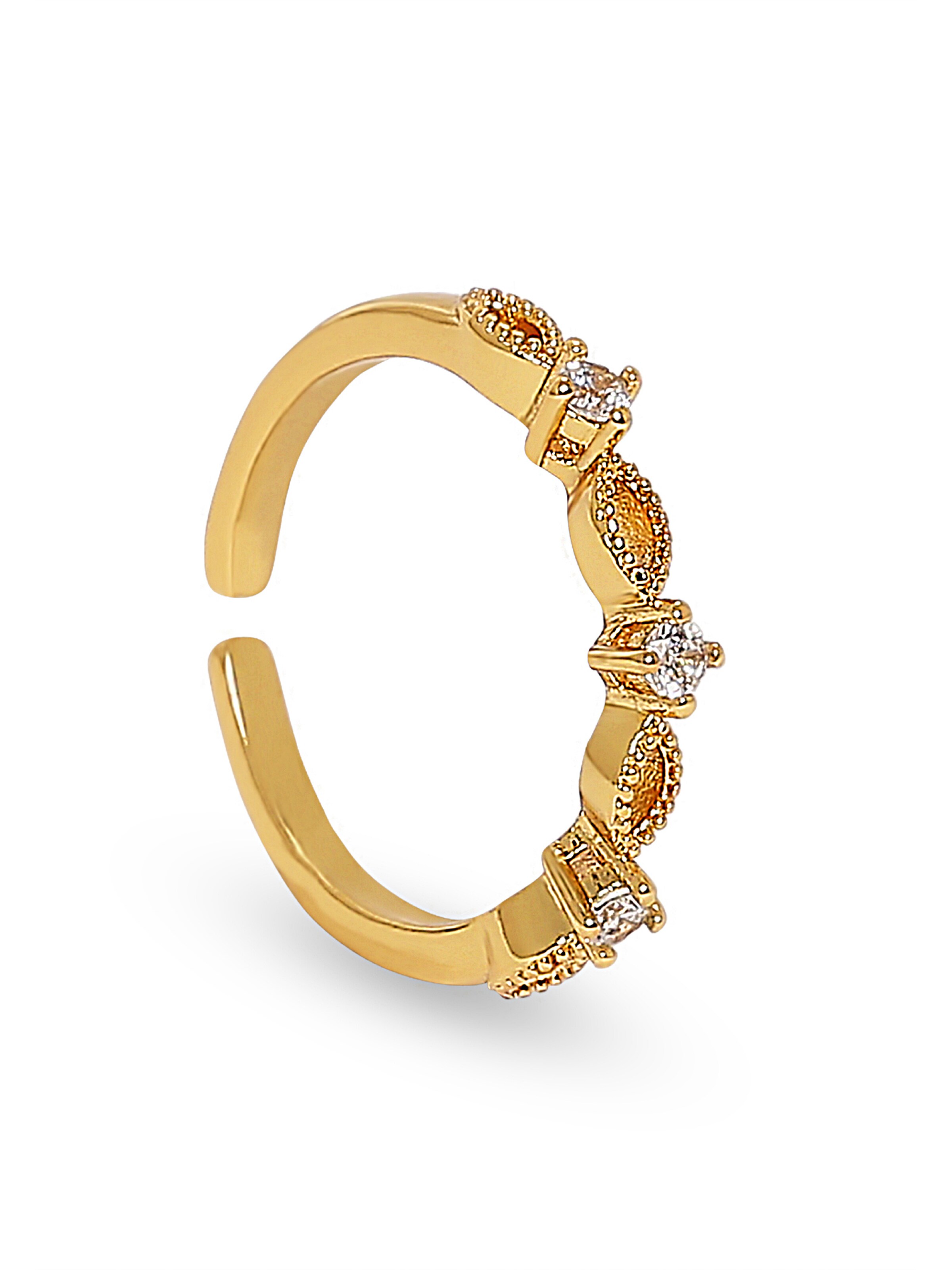 MISH Ring 'Juana' in Gold: Vorderseite