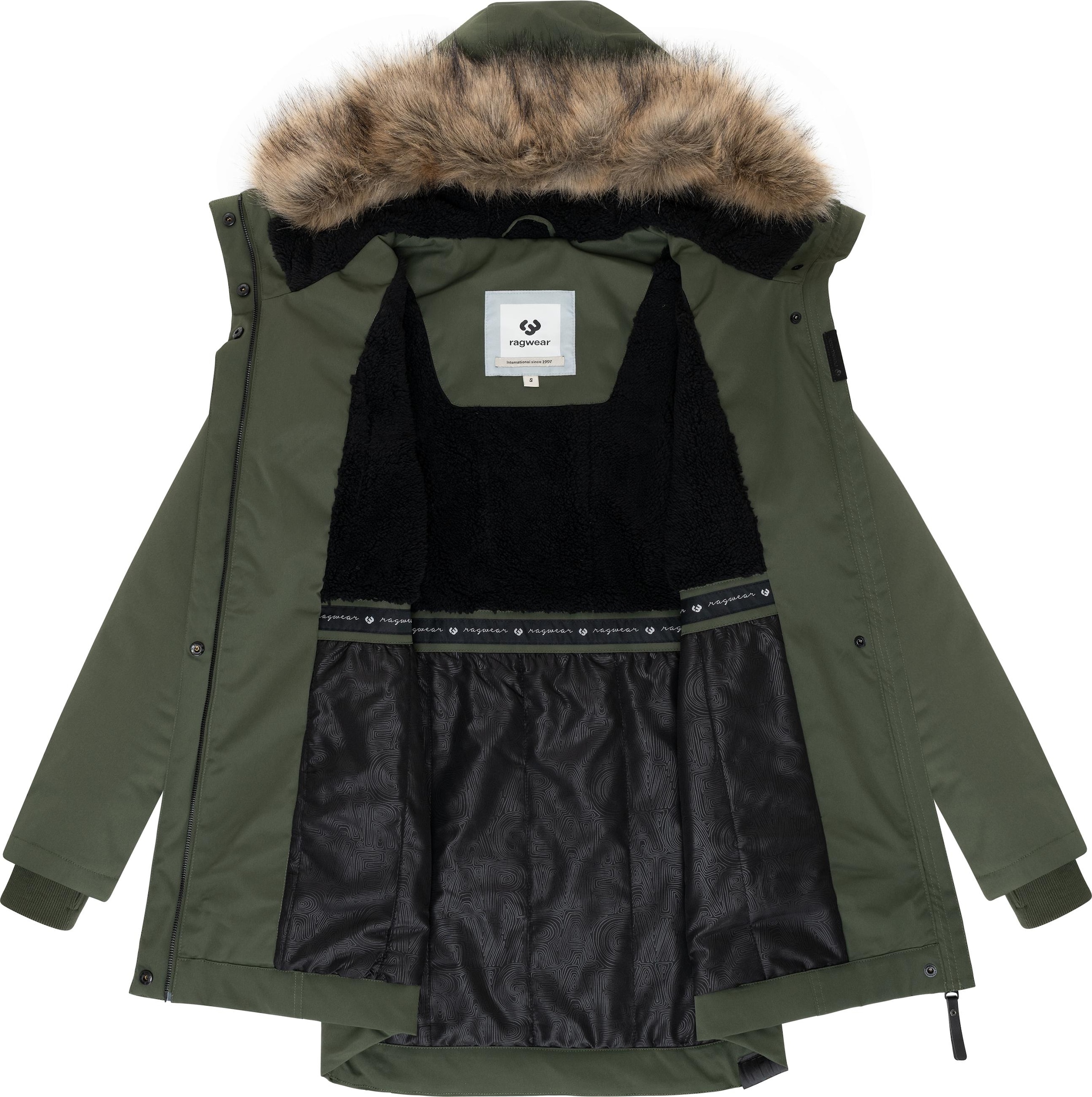 Parka invernale 'Ellsa Youmodo' di Ragwear in verde