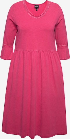 Ulla Popken Kleid in Pink: Vorderseite