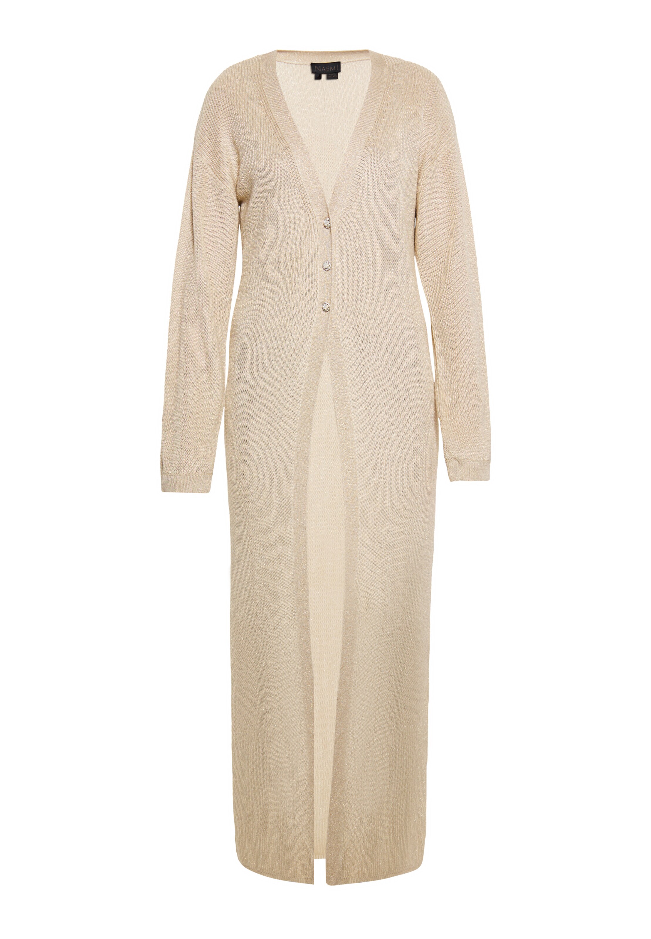 NAEMI - Casaco de malha em bege: frente