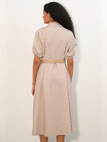 Bigdart Dress in Beige