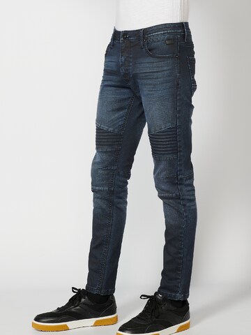 KOROSHI Skinny Jeans in Blauw: voorkant