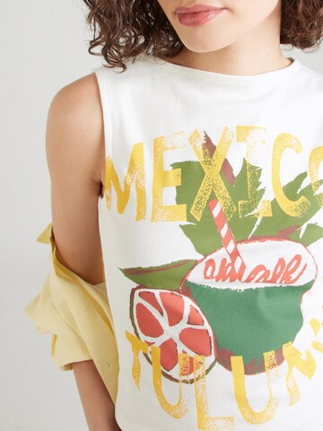 TOPSHOP Топ 'Mexico Tulum' в Бежевый