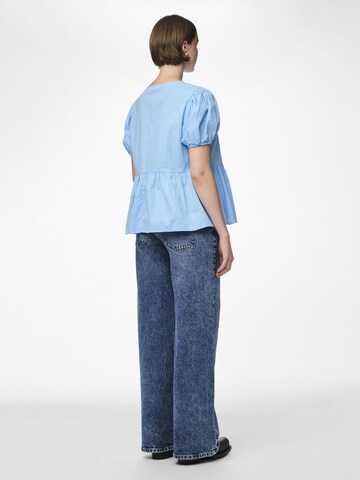 Camicia da donna 'GOLLY' di PIECES in blu