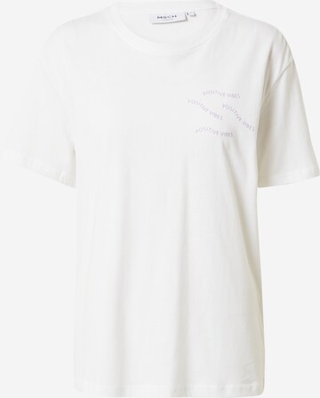 MSCH COPENHAGEN Тениска 'Liv' в бяло: отпред
