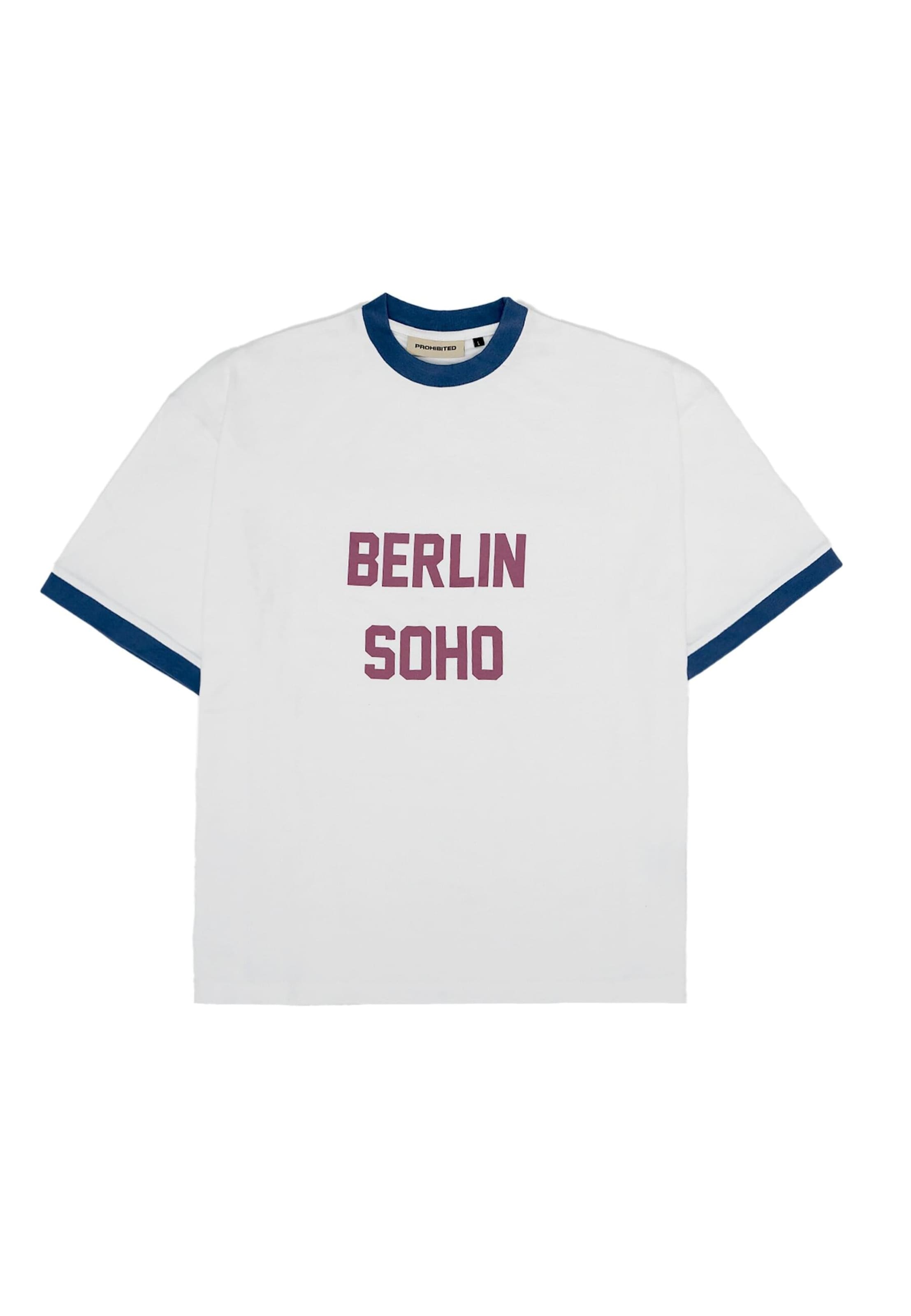 Prohibited T-Shirt in Weiß: Vorderseite