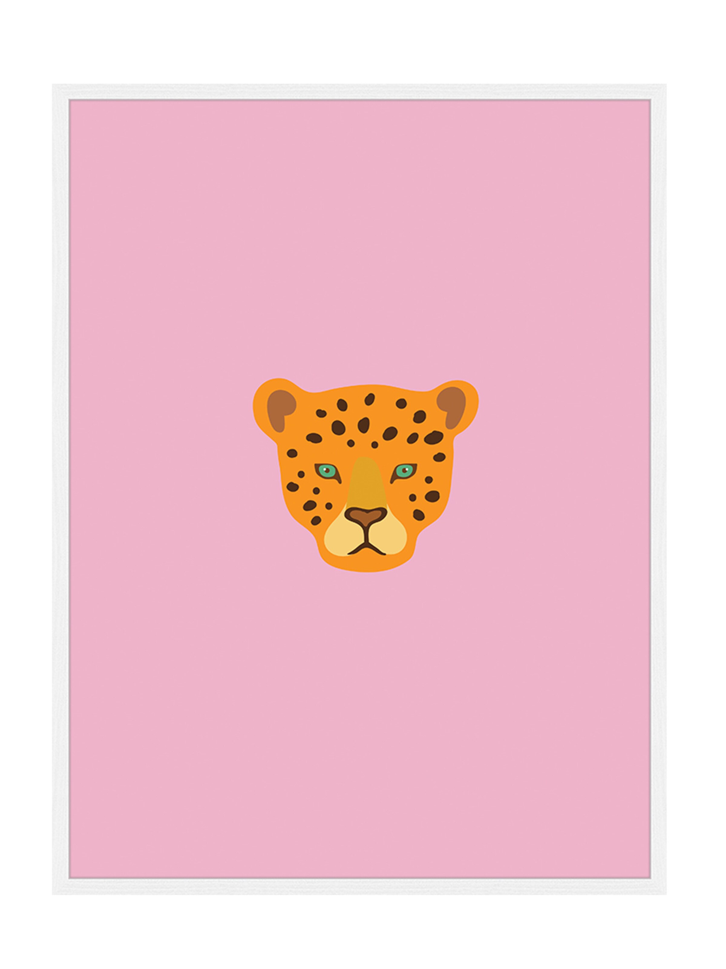 Liv Corday Image 'Panter Head' in White: front