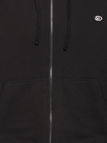 !Solid - Sudadera con cremallera 'SDVARRO' en negro