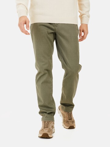 CAMEL ACTIVE Loosefit Relaxed Fit 5-Pocket Hose in Grün: Vorderseite