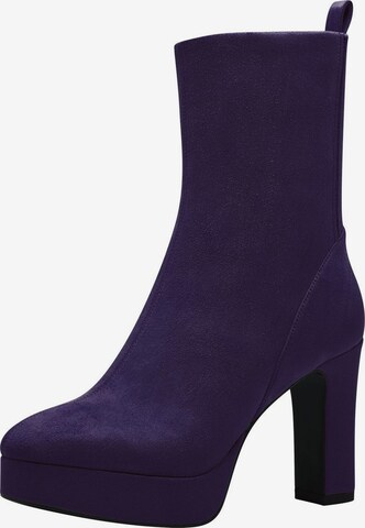 Bottines TAMARIS en violet : devant