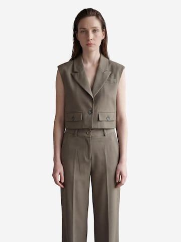 My fashion Ülikonnavest 'Westen', värv roheline: eest vaates