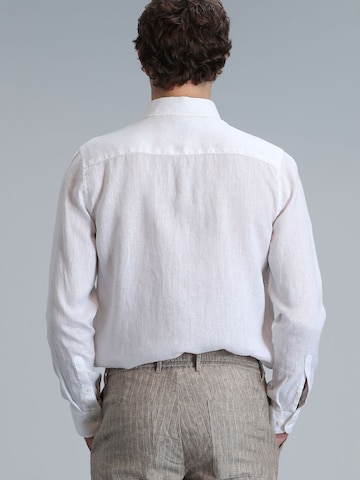 Fit confort Chemise Lufian en blanc