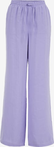 WE Fashion Wide leg Trousers in Purple: front