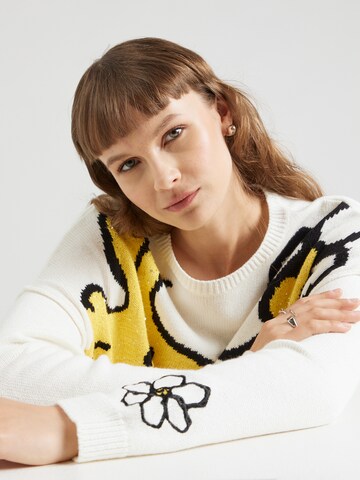PRINCESS GOES HOLLYWOOD Pullover 'Woodstock Intarsia' i hvid