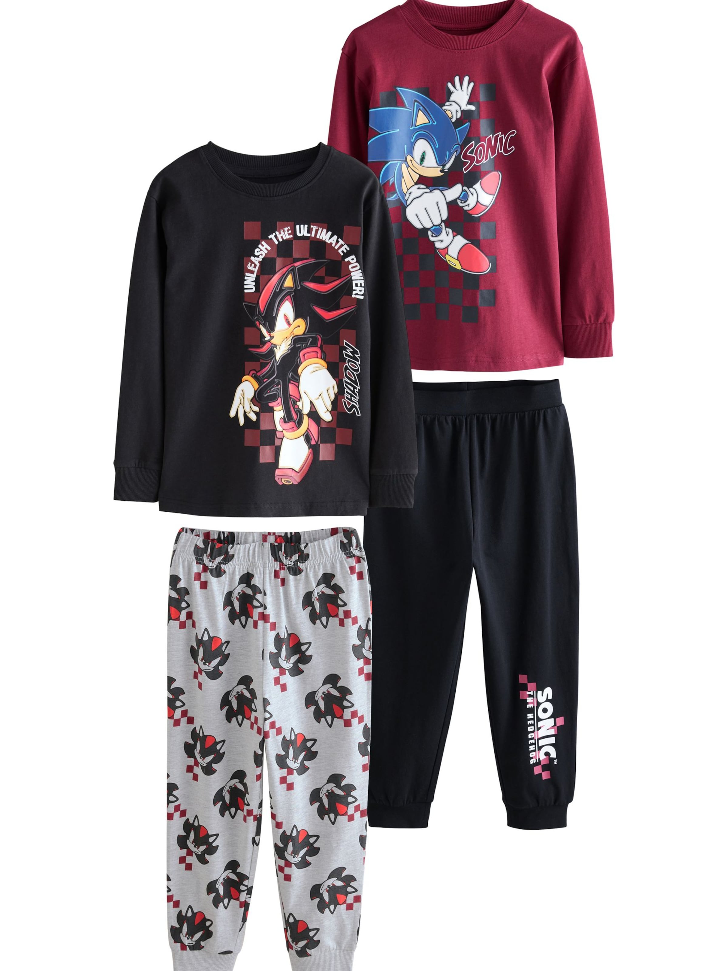 Pijamale de la Next pe roșu: față