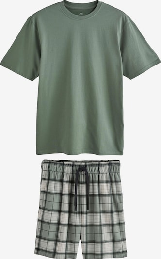 Trumpa pižama iš Next, spalva – žalia / juoda, Prekių apžvalga