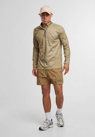 HALO Functioneel shirt in Bruin