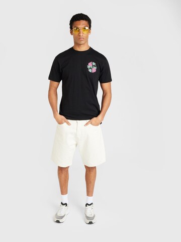 Santa Cruz - Camisa 'DRESSEN ROSE' em preto