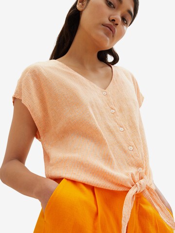 TOM TAILOR DENIM Blouse in Orange