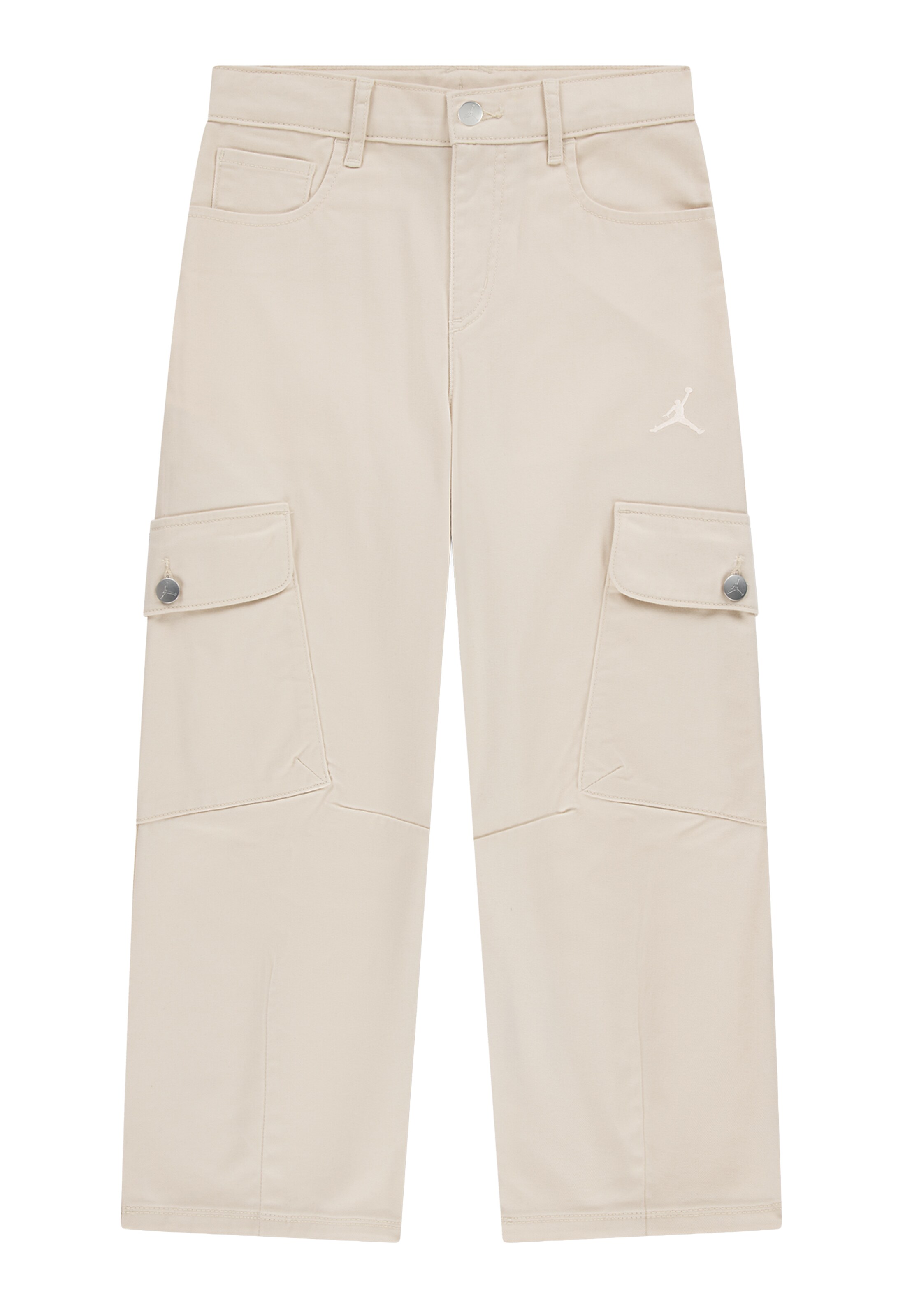 Barrel Pantaloni 'BROOKLYN' de la Jordan pe alb: față