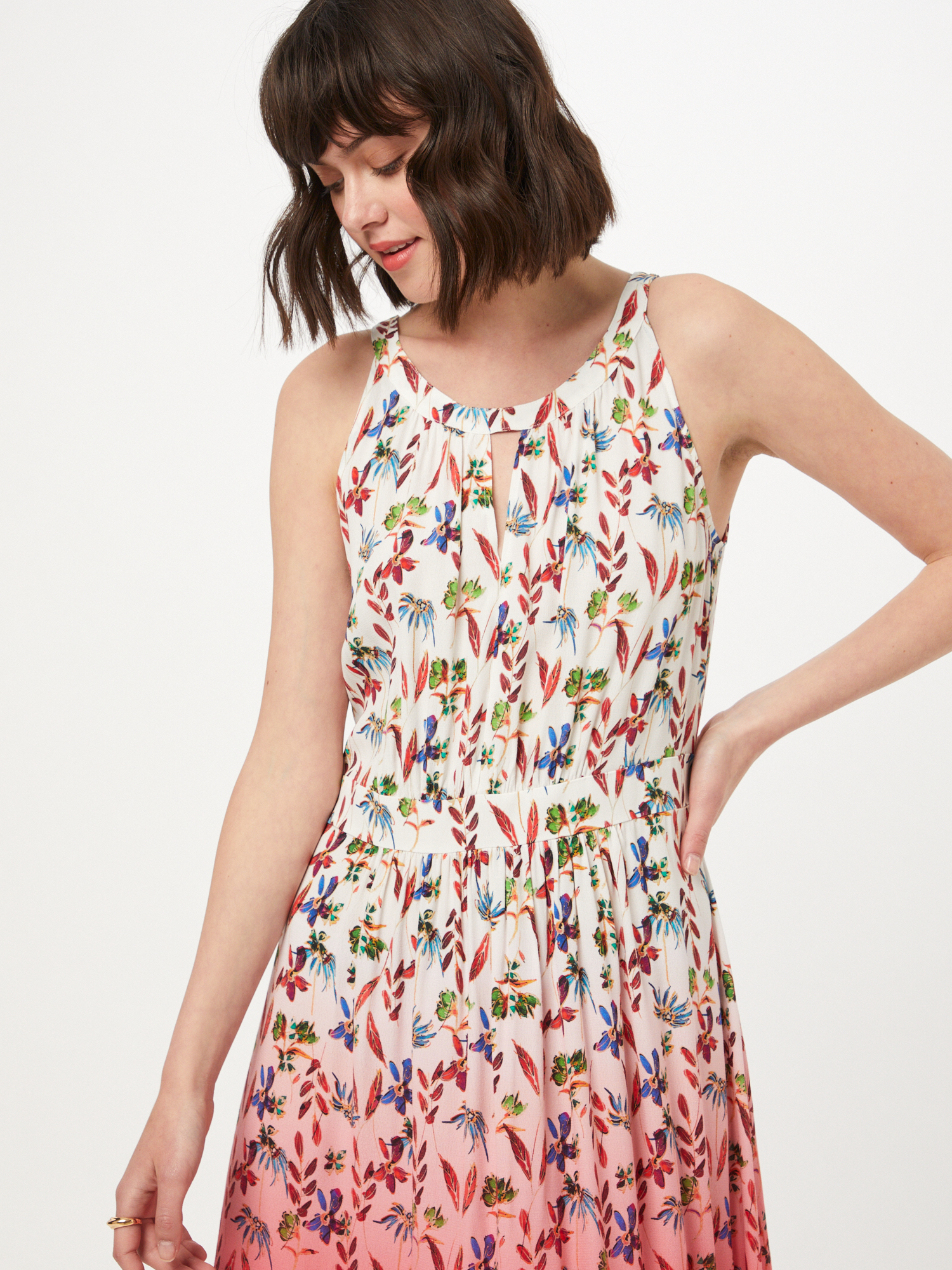TAIFUN Kleid in Weiß TAIFUN Kleid in Weiß