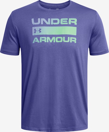 UNDER ARMOUR Performance Shirt 'Team Issue' in Purple: front