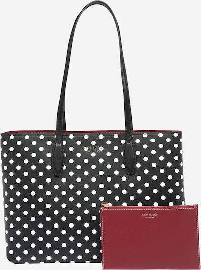 Kate Spade Cabas en noir / blanc, Vue avec produit