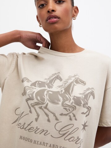 Pull&Bear T-Shirt in Grau