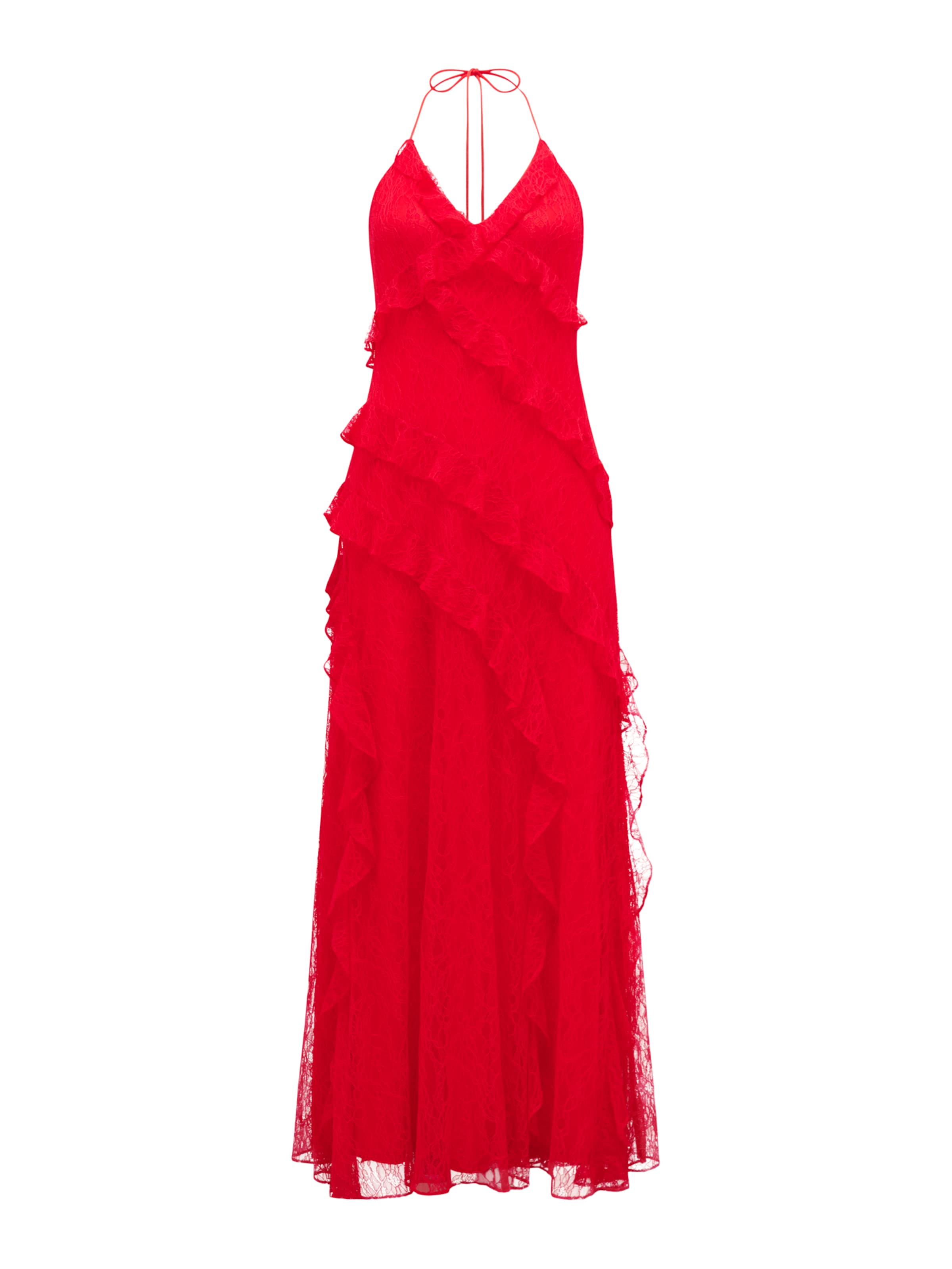 Forever New Petite Večerné šaty 'Kimberly' - Červená: predná strana