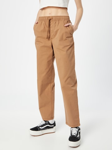 Loosefit Pantalon 'RANGE' VANS en marron : devant